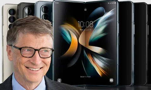 Bill Gates tiết lộ lý do thích dùng Samsung Galaxy Fold 4 mỗi ngày thay vì smartphone màn hình gập của Microsoft