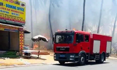 Bình Thuận: Một khu du lịch đã đóng cửa cách đây 6 năm xảy ra cháy lớn